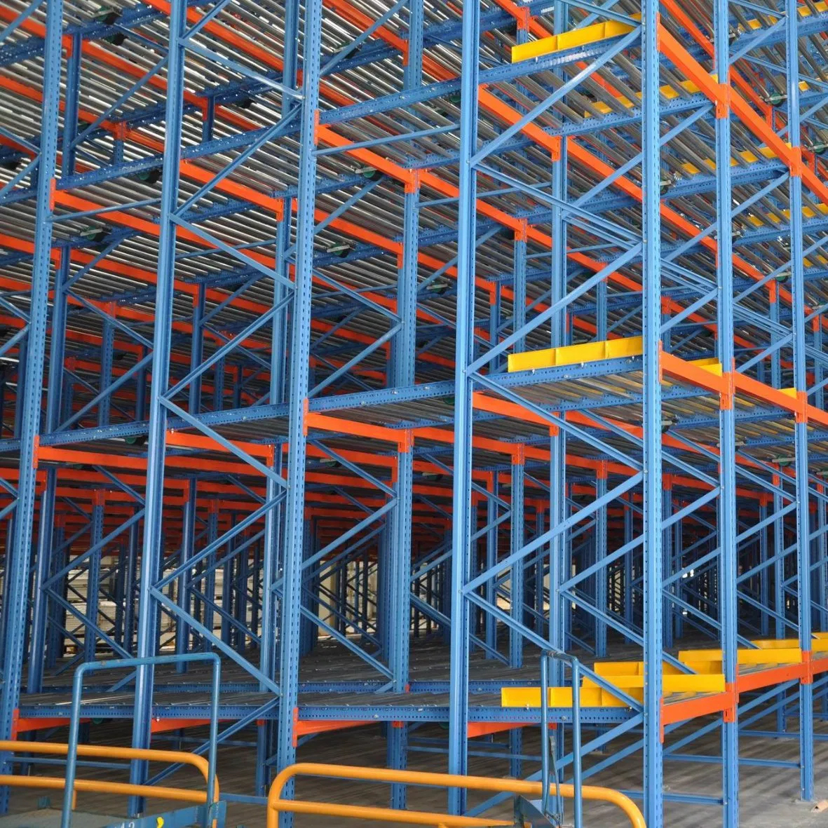 Modular Pallet Flow Rack System Scalable Design for Flexible Warehouse Layouts