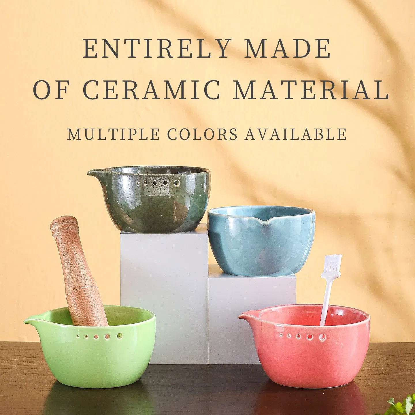 New Product Ideas 2026 Ceramics Babycooker Baby Food Mill Vegetable Grinding Bowl Grinder DIY Baby Fruit Feeding Bowl