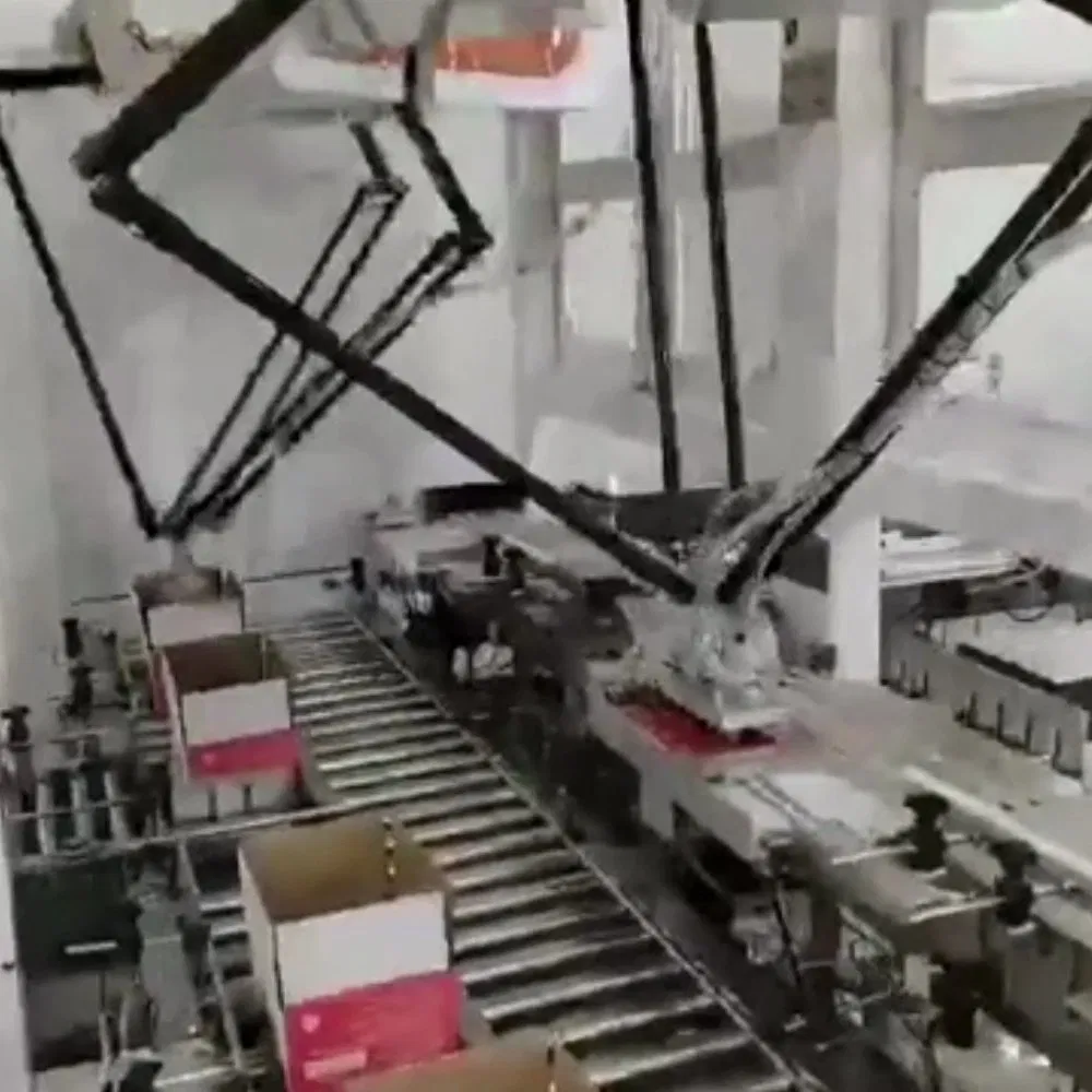 Fully Automatic Delta Robot Solution for Tray Based Egg Tart Packing