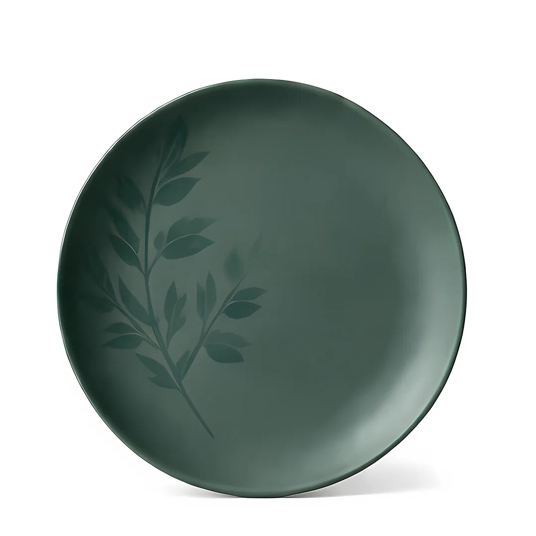 Matte Green Porcelain Tableware