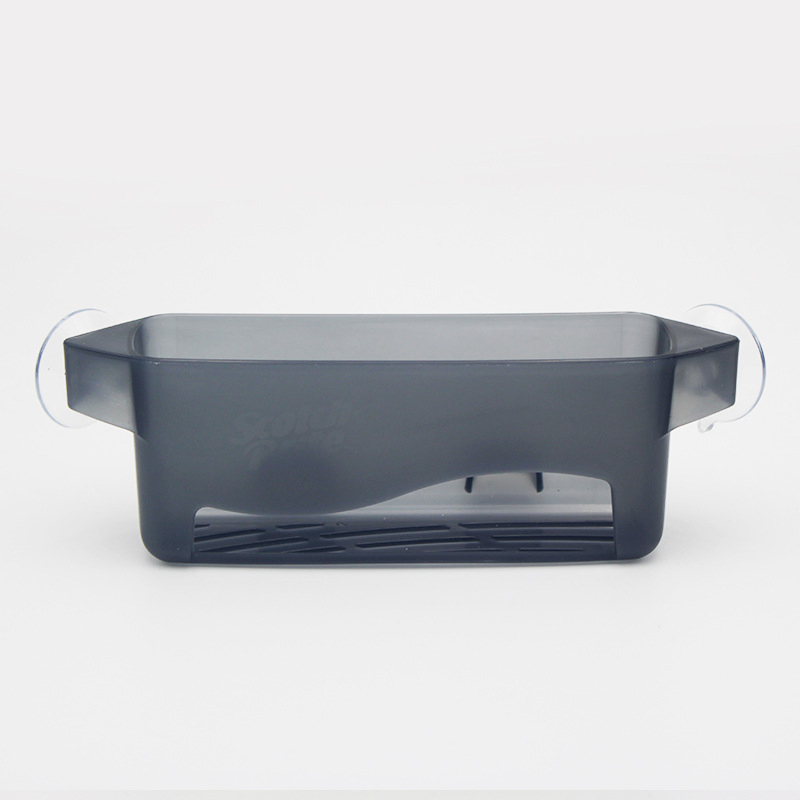 Multifunctional Drain Shelf Sink Storage with Suction Cup for Support Corner, Kitchen Bathroom Storage Rack for Soap and Sponge