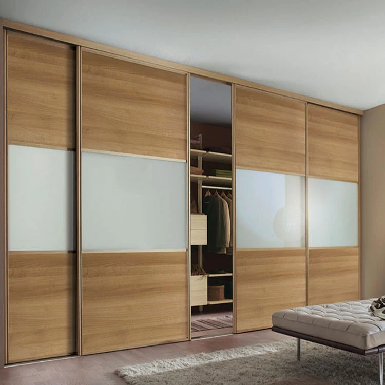 Modern Built in Wardrobes Luxury Sliding Door Wooden Wall Walkin Wardrobe Storage Closet System