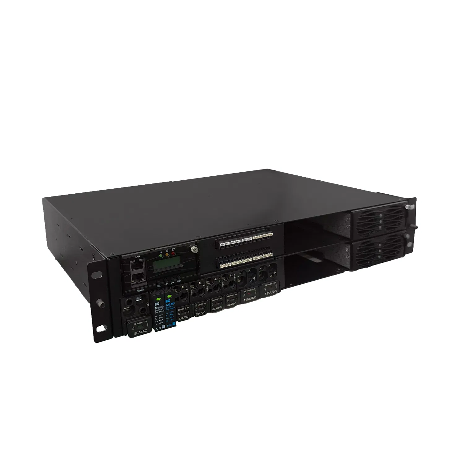 2u 24VDC Embedded Power Supply Power Supply 60A Modular Switch 19 Rack Mount 1.8kw Rectifier System