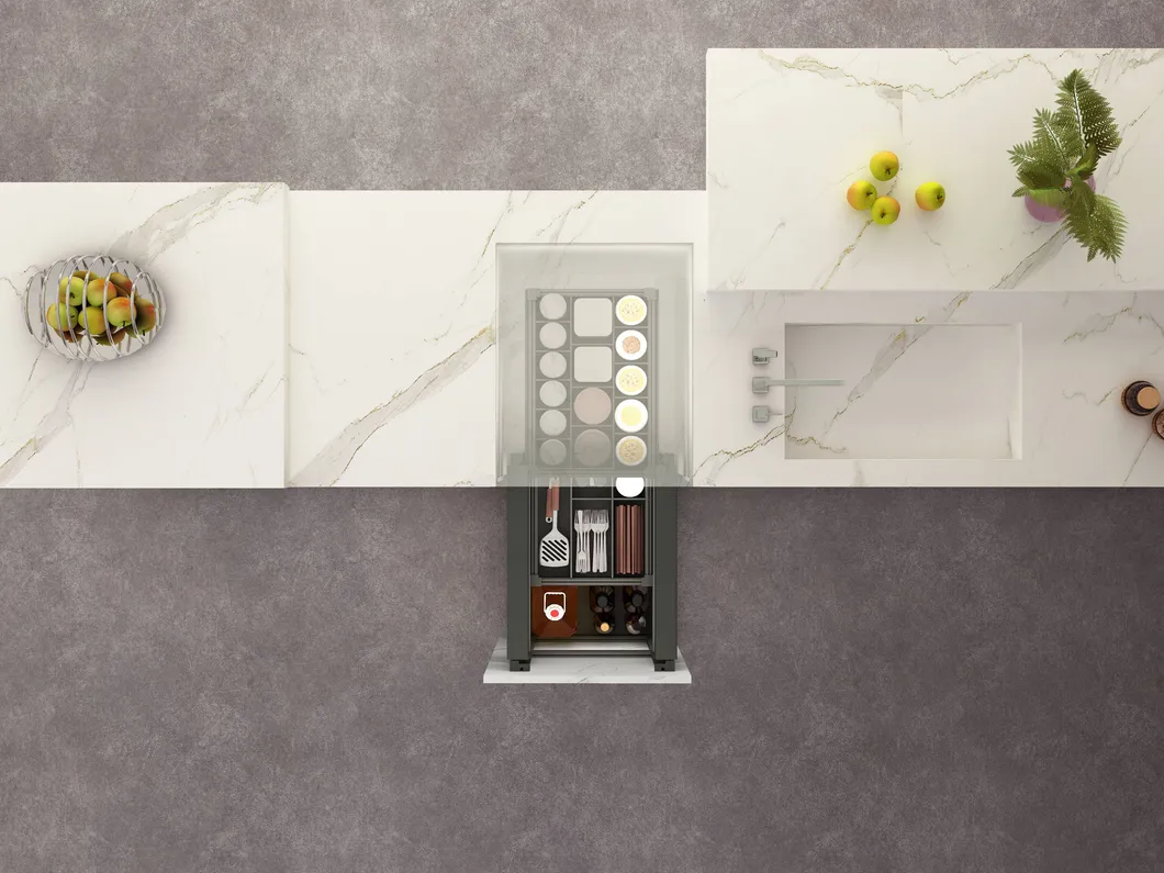 Base Cabinet Storage Solution