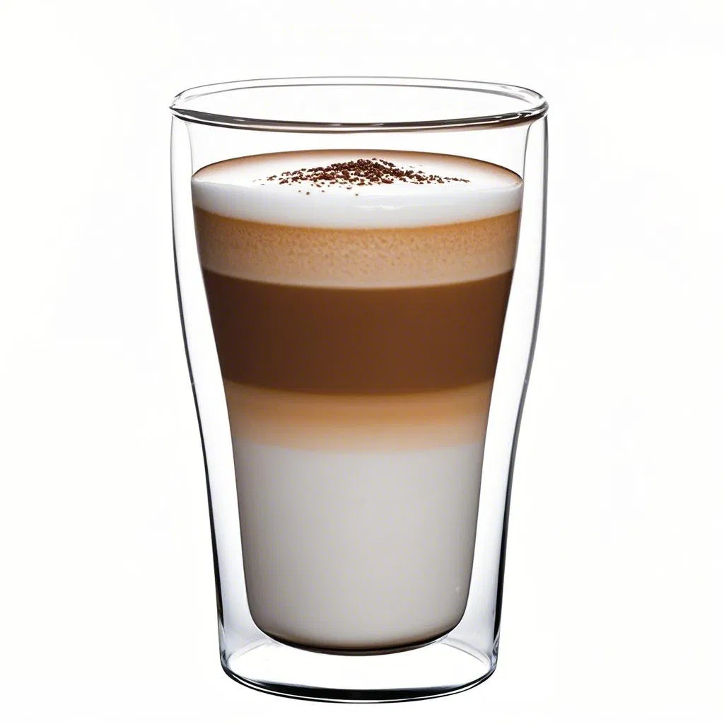 450ml Double Wall Ice Glass Cup Heat Resistant Borosilicate Double Wall Glass Tableware Glassware Coffee Tea Water Milk Wine Beer Drinking Cup Mugs