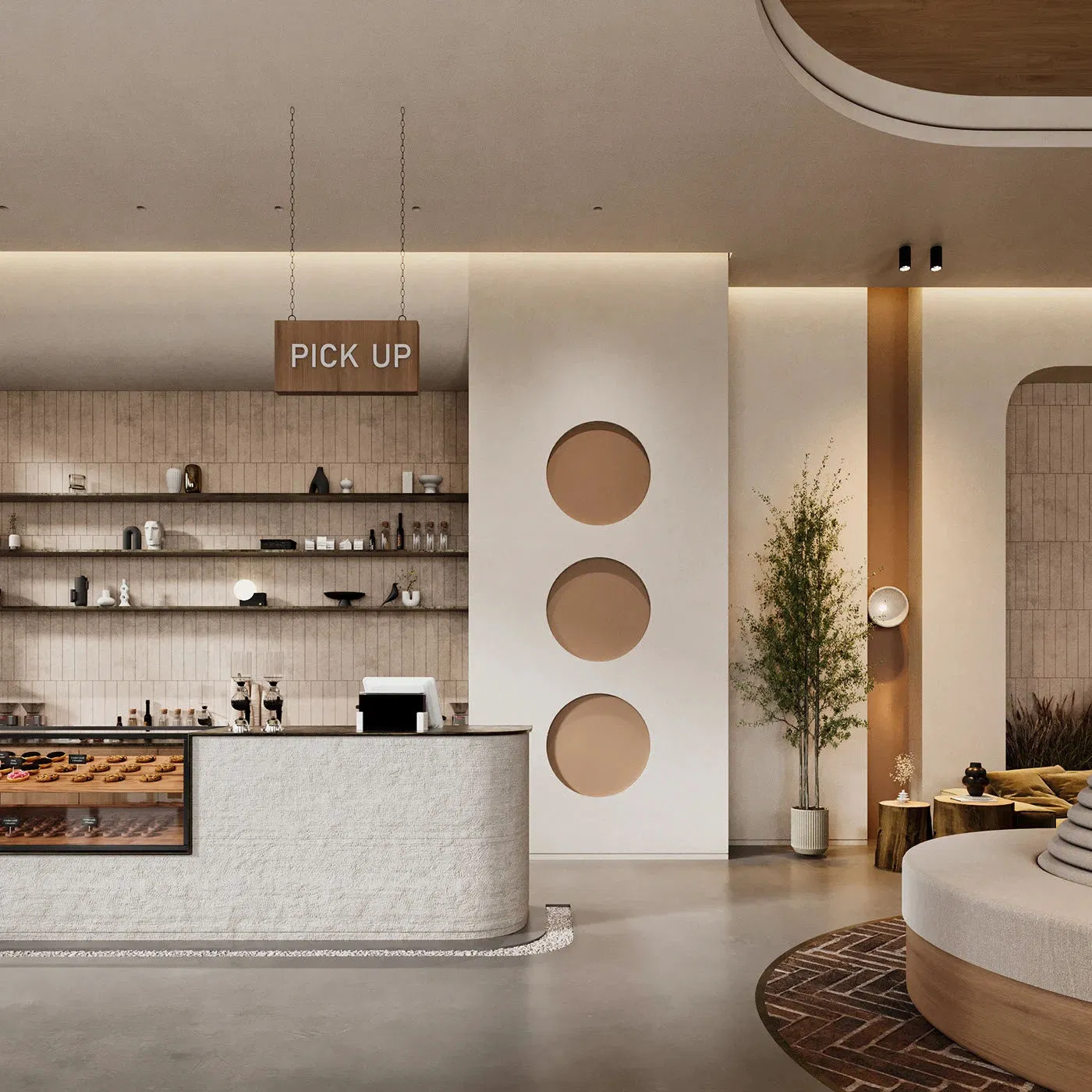 Custom Luxury Cafe Interior &amp; Furniture Premium Commercial Design &amp; Manufacturing