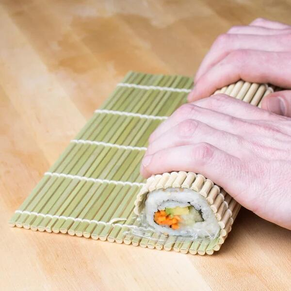 Professional Sushi Rolling Mat Bamboo Material in Hand Made