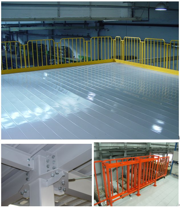 Heavy Duty Strong Load Capacity Steel Structure Platform, Durable Pallet Rack Supported Mezzanine Floor System for Goods Storage Warehouse and Office to Use