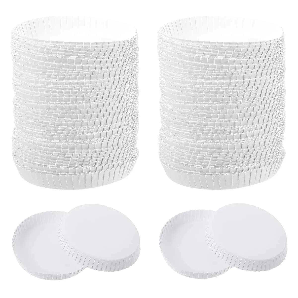 Biodegradable Disposable Tableware Guaranteed Quality Printed Glass Paper Cover Lid for Cup