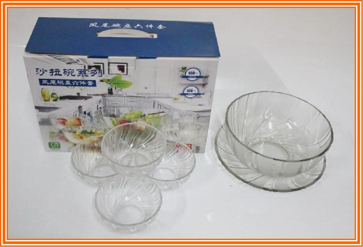 Glass Preservation Bowls Hollowware Kitchen Container Dish Tableware