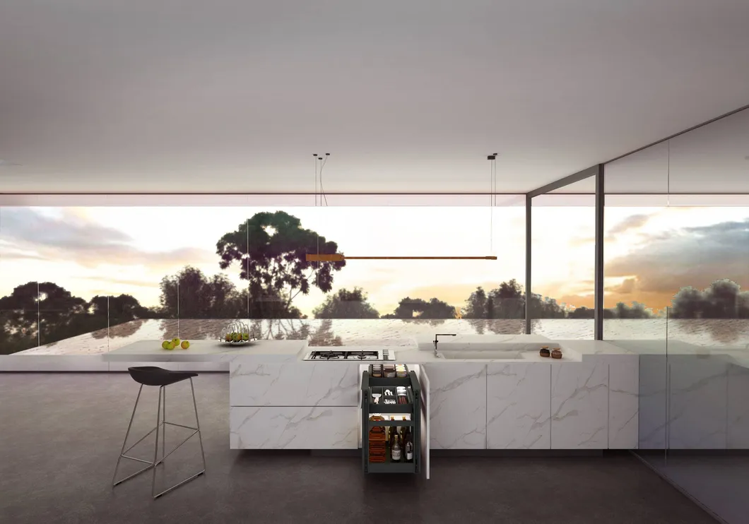 Aluminum Pull-out Tray System