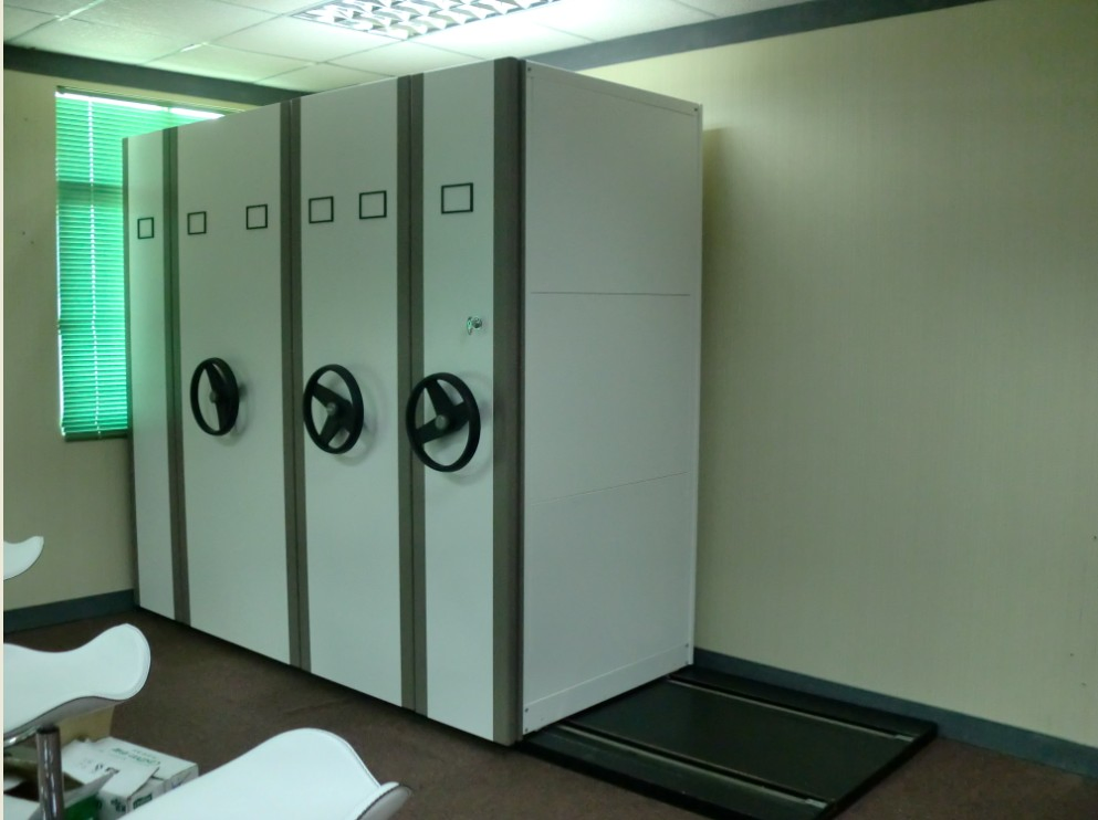 Webber Furniture Steel Filing Cabinet Mobile Shelving System