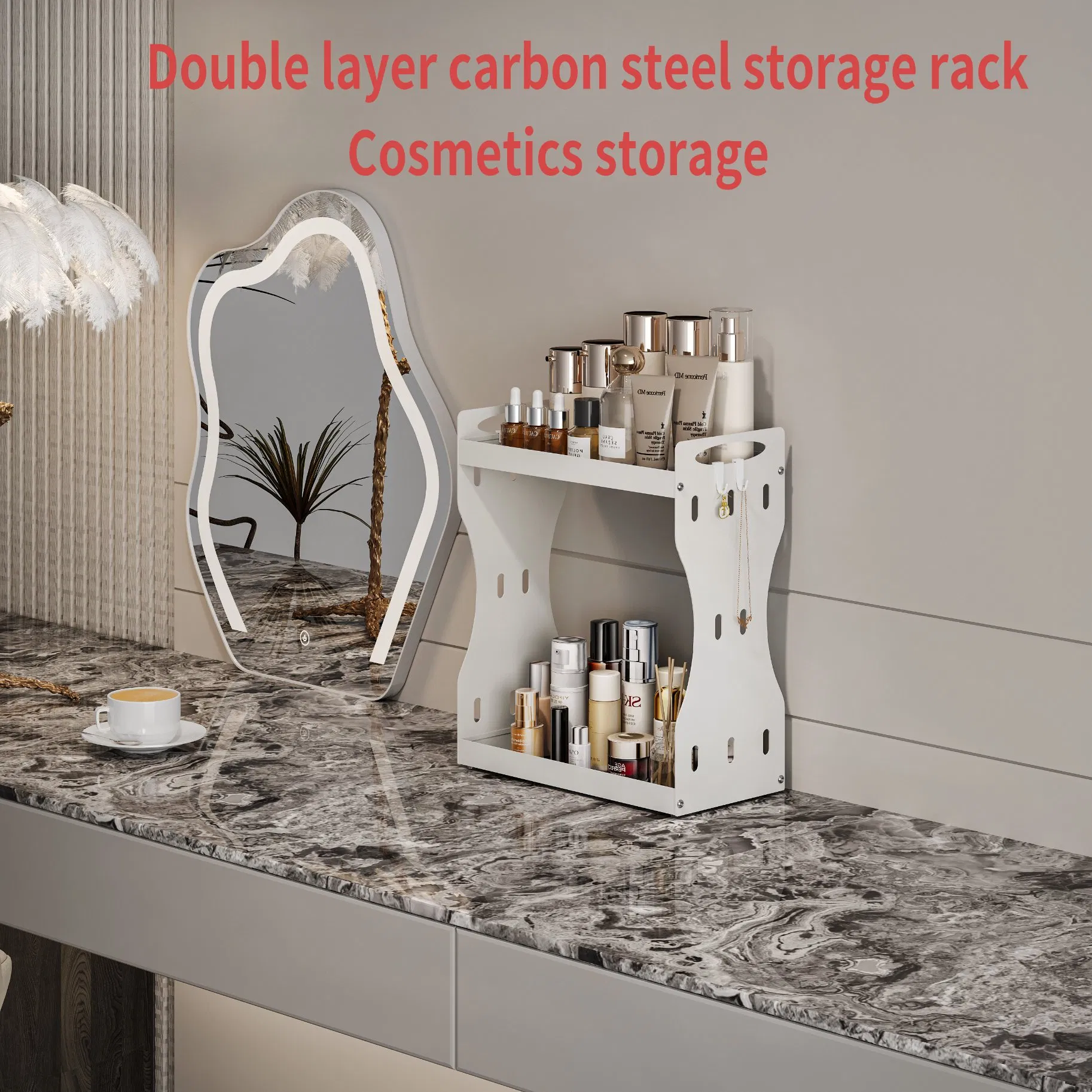 Efficient Spice Storage Solution for Modern Kitchen Countertop Arrangement