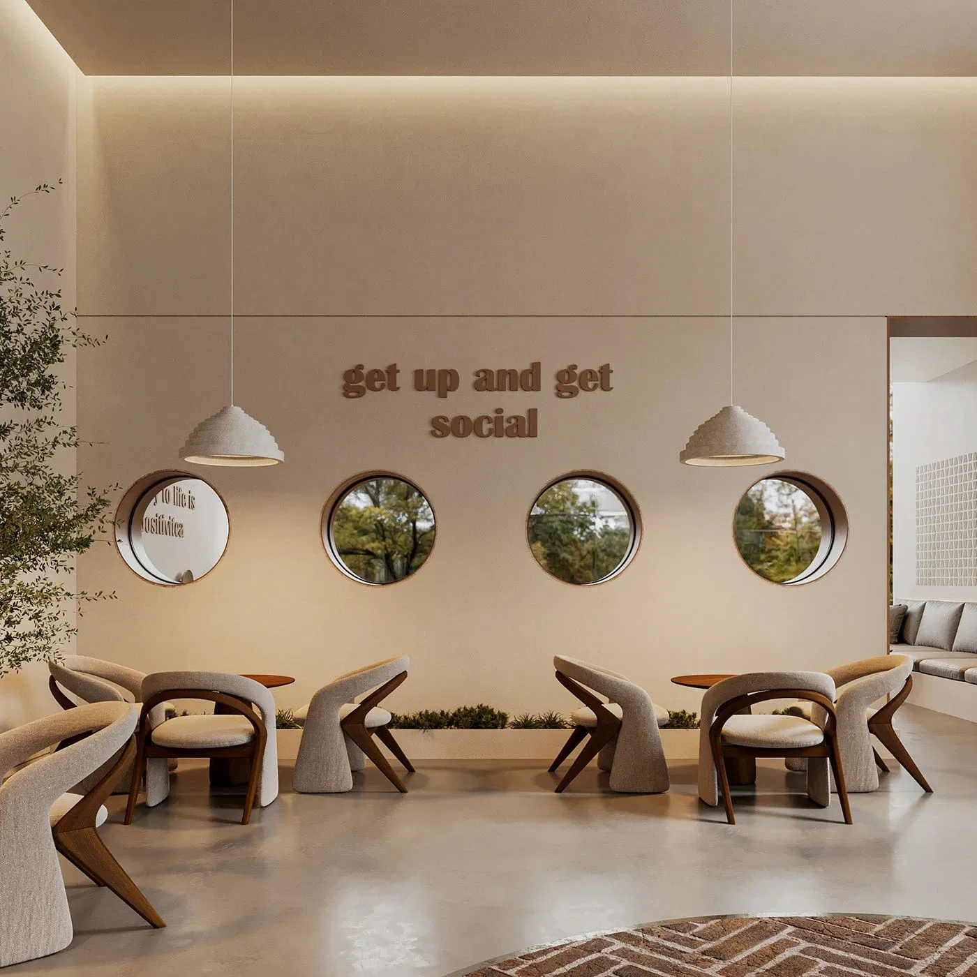 Custom Luxury Cafe Interior &amp; Furniture Premium Commercial Design &amp; Manufacturing