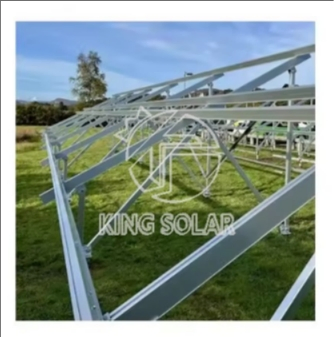 Modular Steel Solar Panel Ground Mounting Rack System