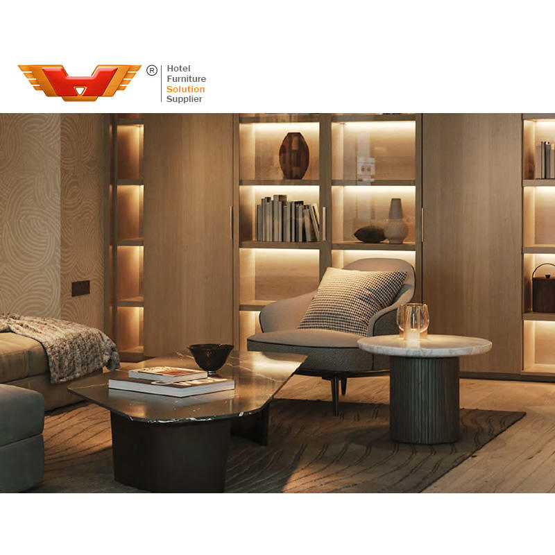 One-Stop Hyatt Hotel Room Rroject Set Customization Service Luxury Villa Hotel Project Whole House 3D Interior Design Solution