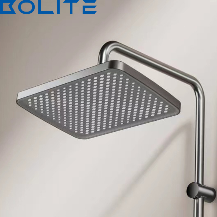 Aluminum Piano Key Shower Set Multifunctional Rain Head Bathroom Shower System