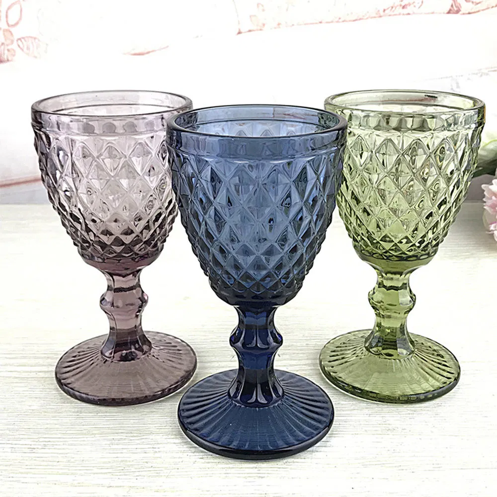 Elegant Colorful Glassware Collection for Events and Dining