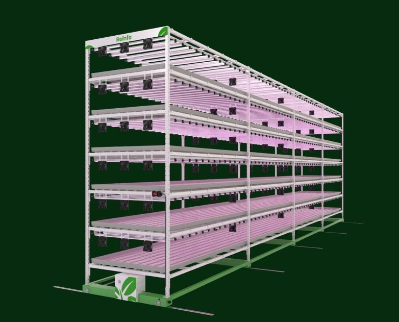 Reinfa Vertical Tidal Irrigation System-Modular Shelves for Vegetables