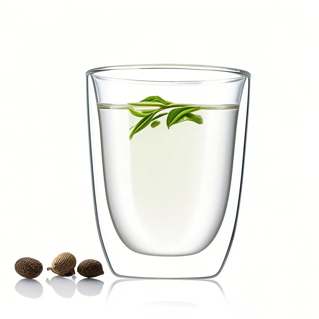 Heat Resistant Borosilicate Home Use Double Wall Glass Coffee Tea Water Milk Wine Handstand Beer Glass Cup Mug Drinking Tableware