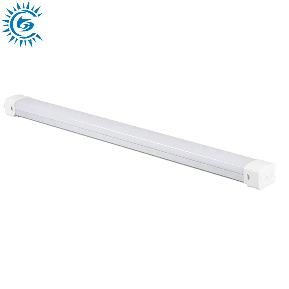 20W 30W 40W 50W Integrated Linear Ceiling SMD LED Tri-Proof Linear Lighting Fixture for Kitchen, Laundry, Workshop, Closet