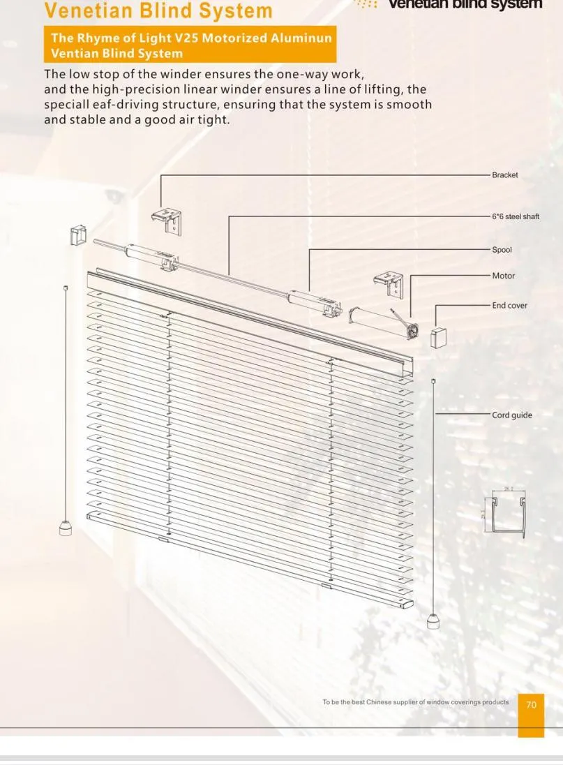 Aluminum Venetian Blind System 2