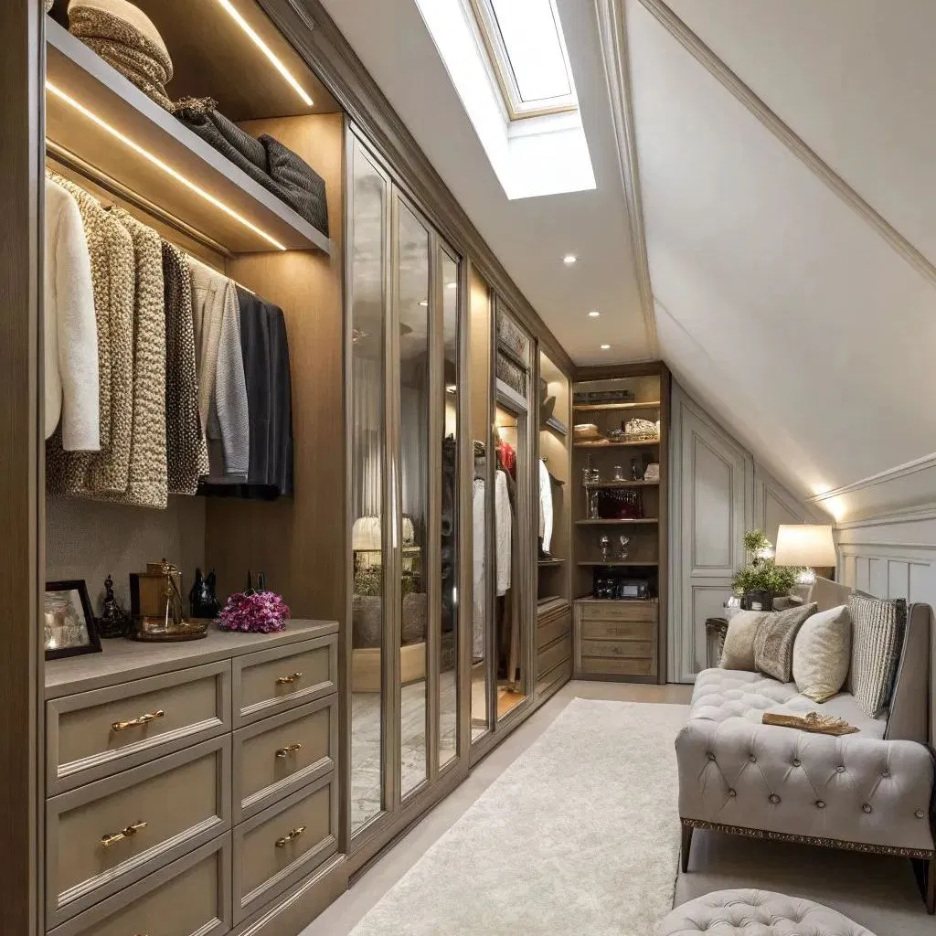 L-Shaped Closet System Expandable with Additional Units Adapt Walk in Closet