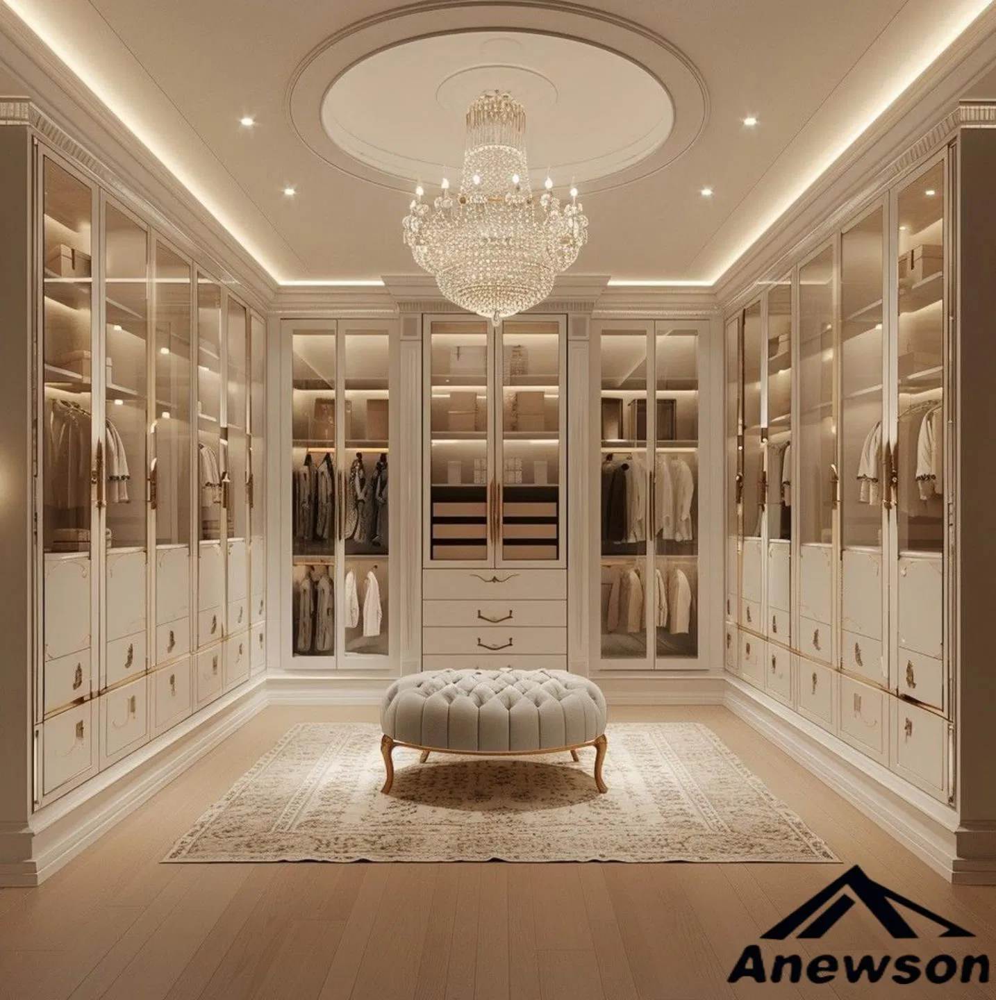 L-Shaped Closet System