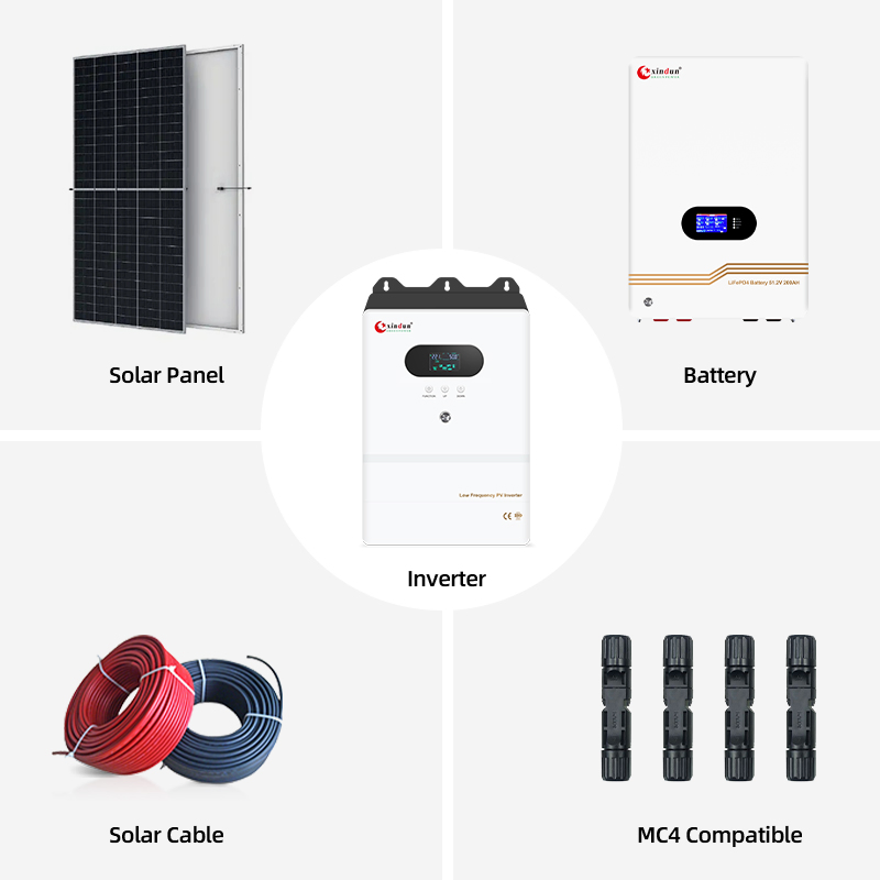 10kw 3 Kw Hybrid Solar Panel Racking System