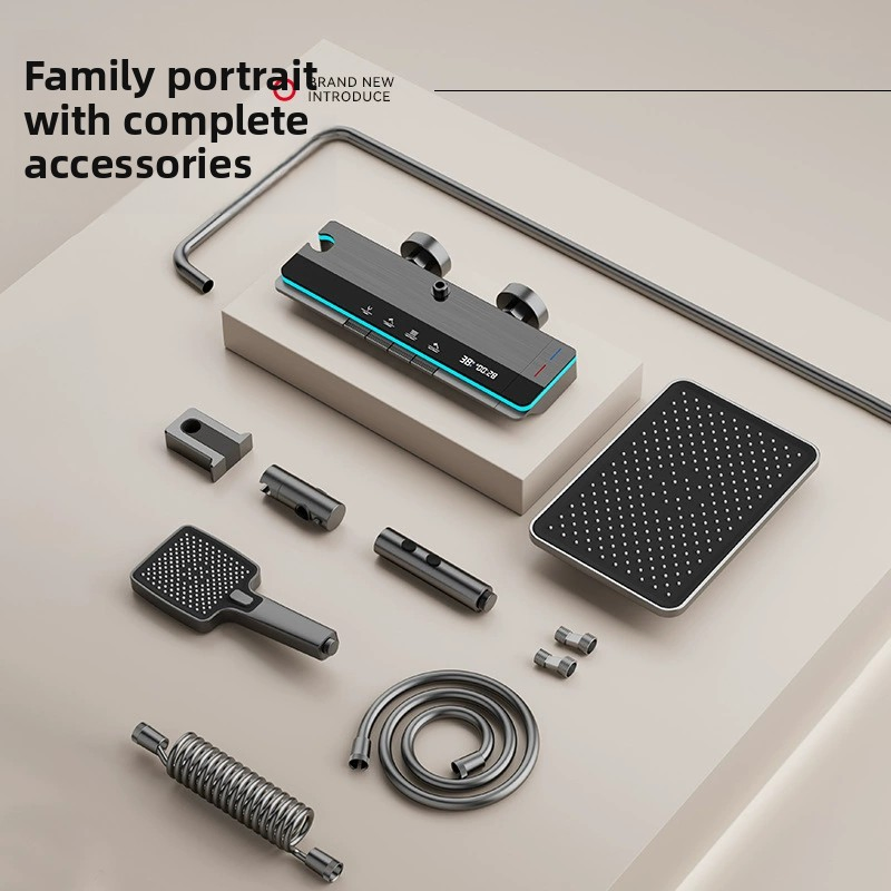 Four-Function Digital Shower System for Hotels and Apartments