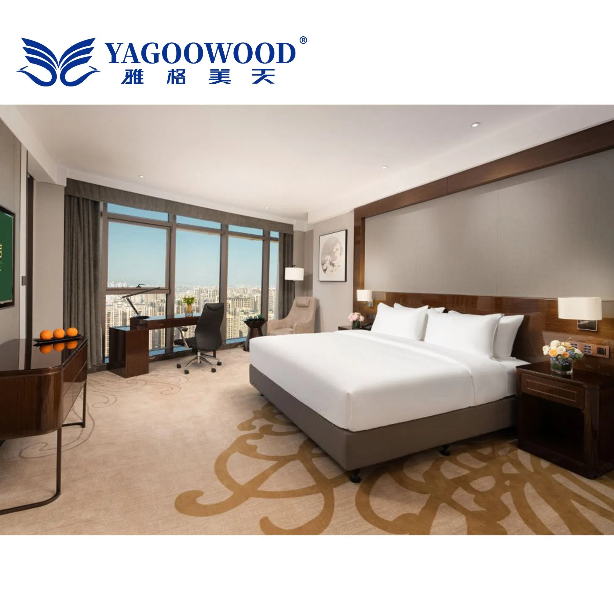 Chinese National Brand, We Specialize in Manufacturing High - End Custom Solid Wood Furniture for Five - Star Hotels and Luxury Villas