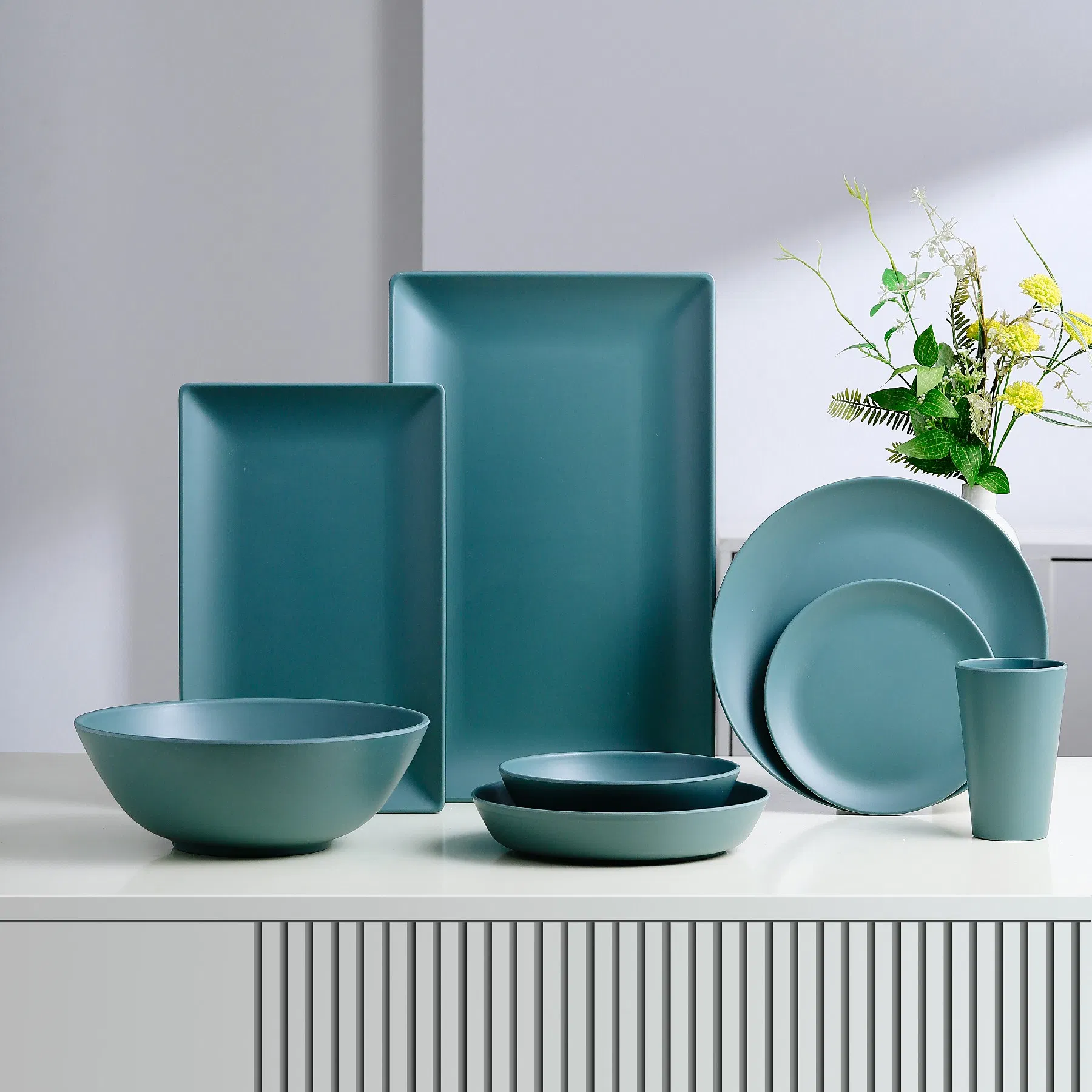 Melamine Tableware Set Reusable Ware Easy Wash Melamine Tableware Set