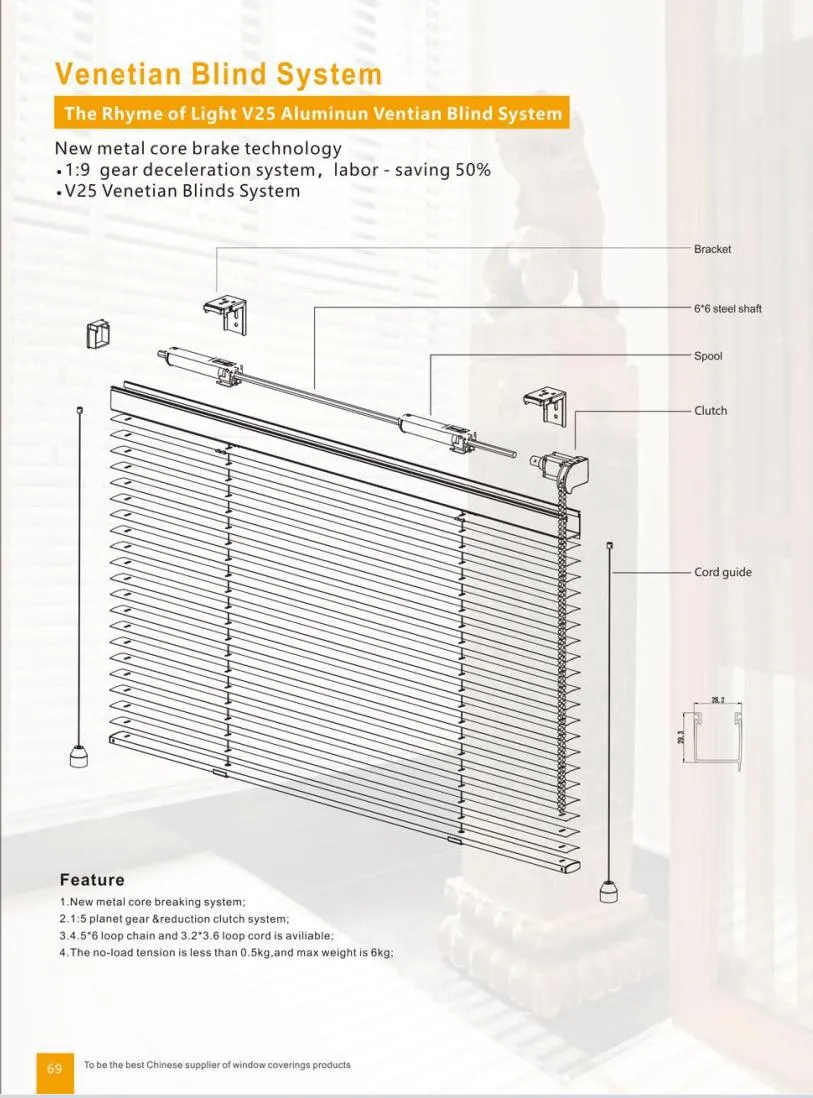 Aluminum Venetian Blind System 1