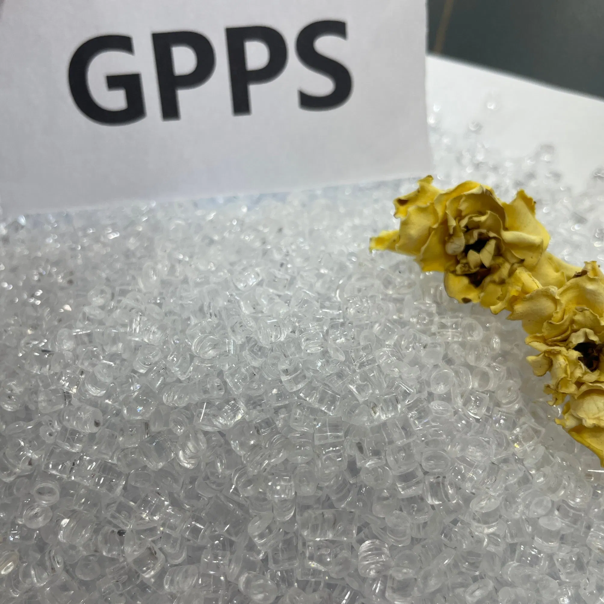 GPPS Polystyrene Granules Plastic Raw Material High Impact 525 158K