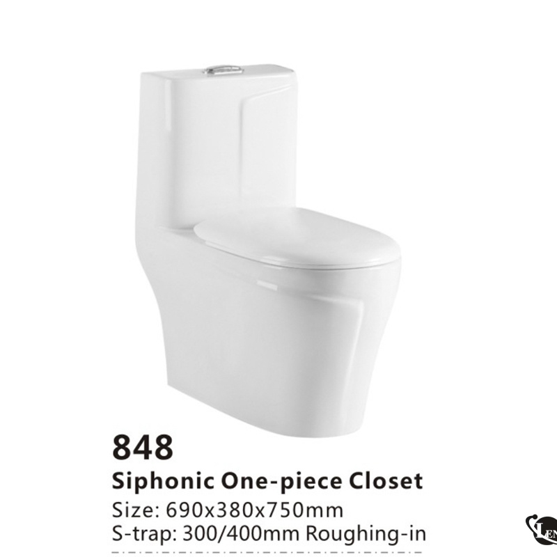 Bathroom Ceramics Sanitary Wares Dual Flushing System with Toilet 829-3