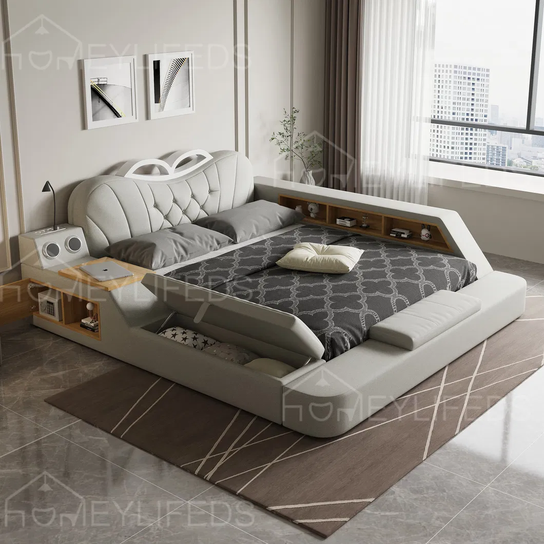 Functional Bed Lifting and Storage Solution for Modern Bedrooms
