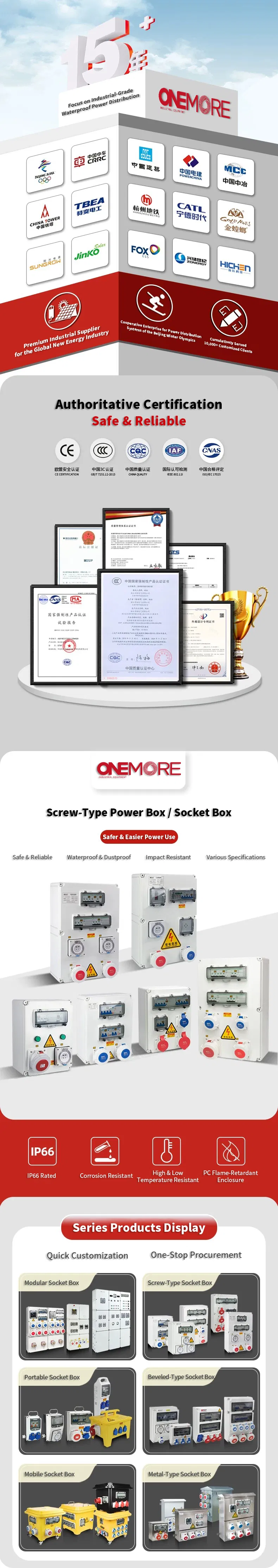 Screw-Type Socket Box and Custom Distribution Cabinet Solutions