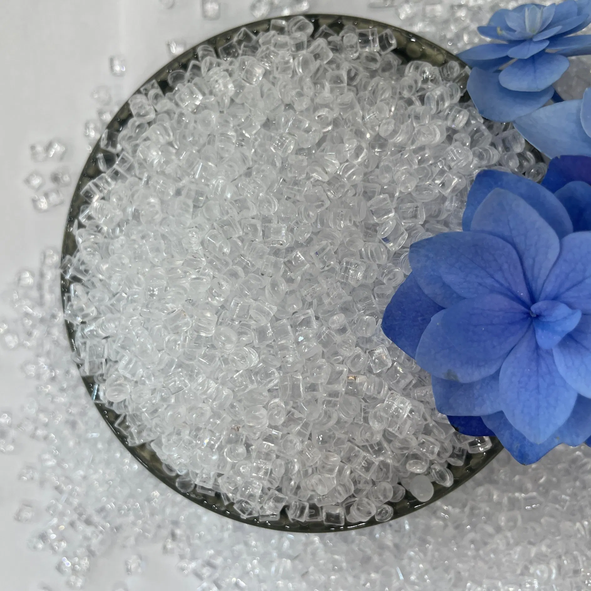 GPPS Polystyrene Granules Plastic Raw Material High Impact 525 158K