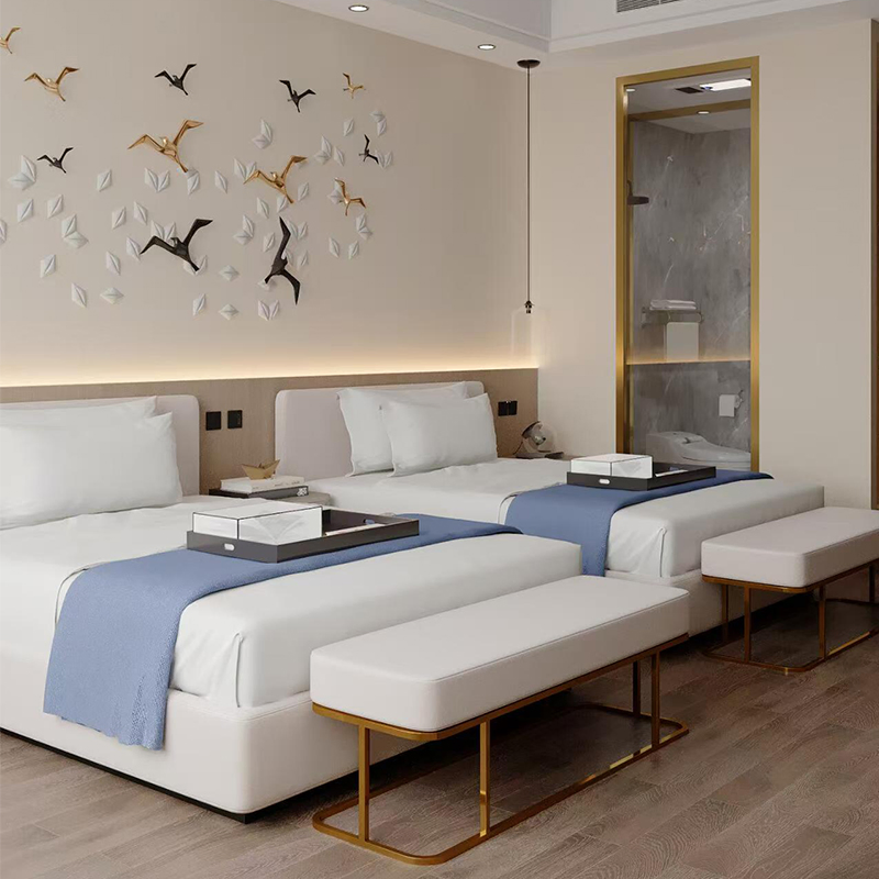 High Quality Solutions Custom Design Solid Wood Manufacturing Hotel Bedroom Furniture