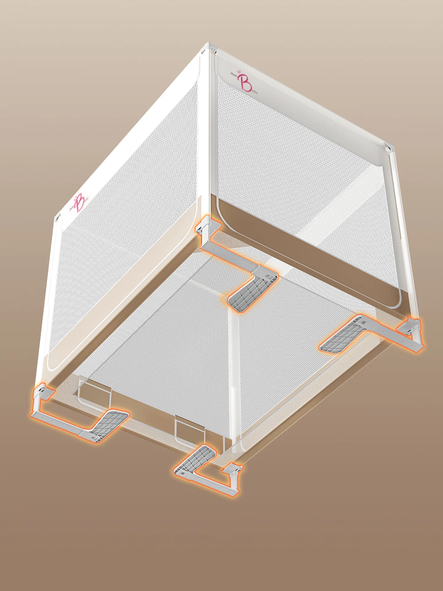 Baby Safety Mosquito Net and Anti-Fall Bed Rail Solution