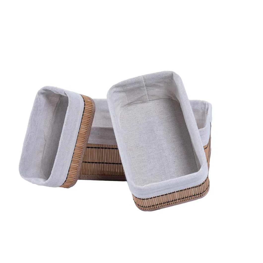 Bamboo Storage Basket View 2