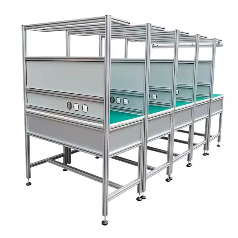 Versatile Modular Aluminum Flow Rack System for Efficient Warehousing