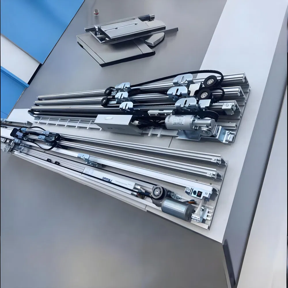 Remote 100kg DC Brushless Motor Glass Door Operator Unit Sliding Door Opener System Automatic Sliding Door Opener and Closer