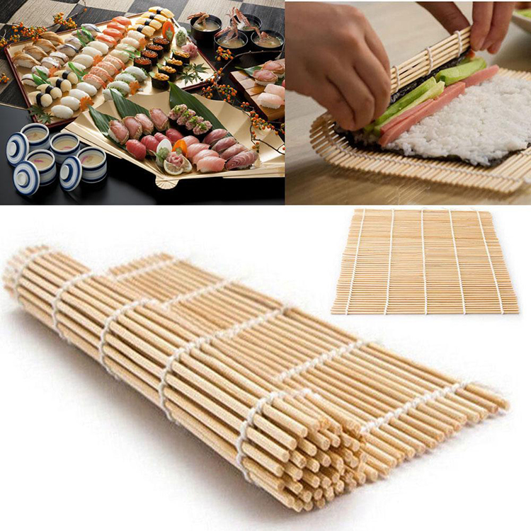 Professional Sushi Rolling Mat Bamboo Material in Hand Made