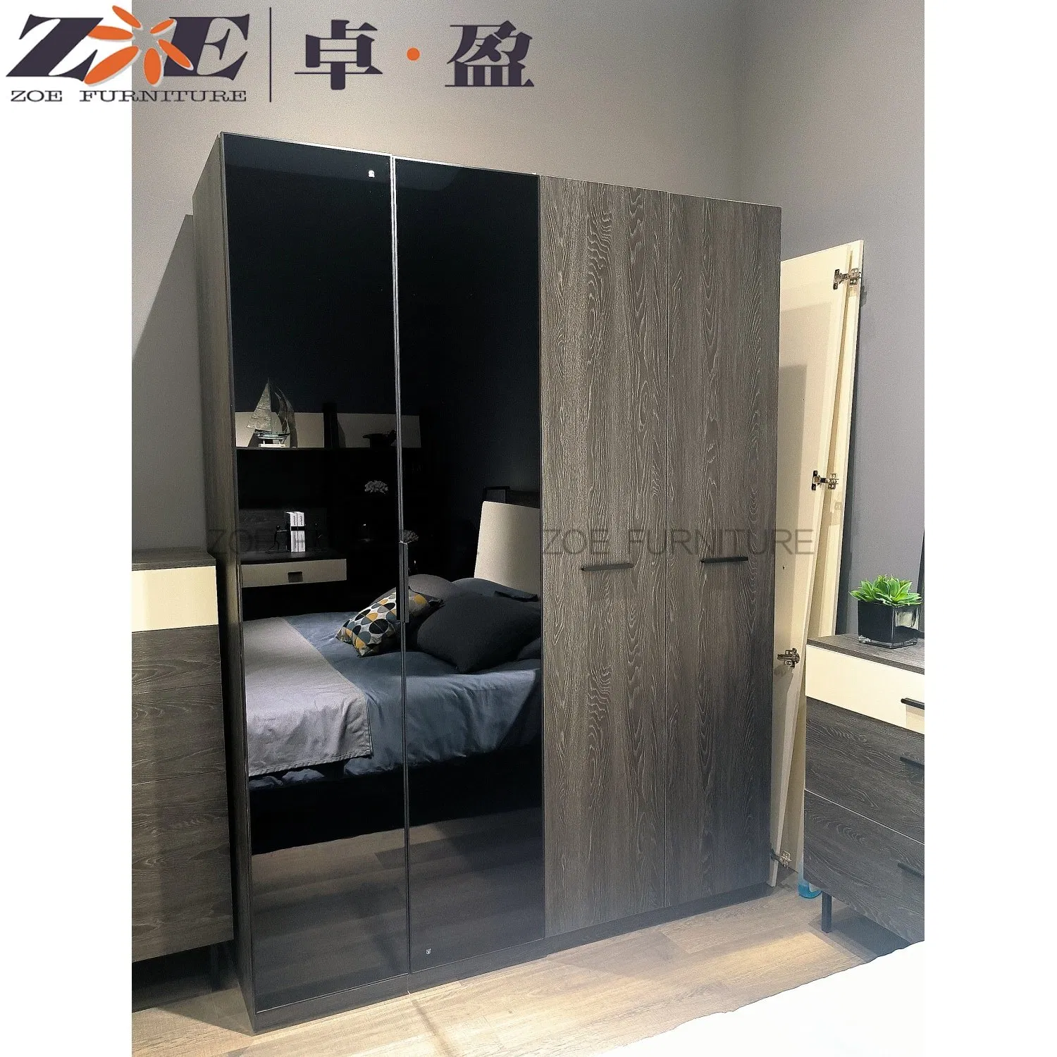 High Quality Solutions Custom Design and Solid Wood Manufacturing Home Bedroom Furniture