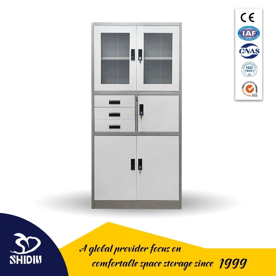 Pre-Assembled Office Metal Filing Cabinet Steel Storage Cabinet Furniture Manufacturer File Storage Systems