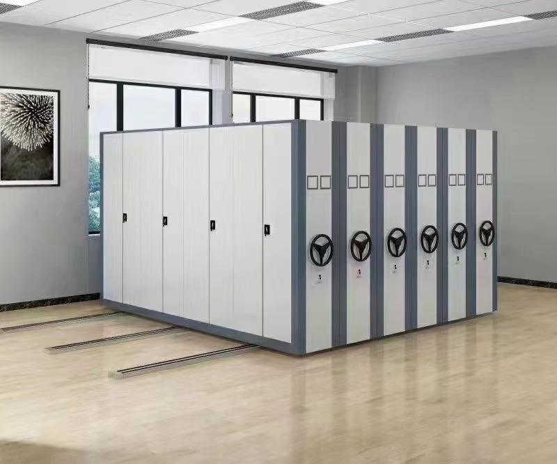 Heavy-Duty Mobile Shelving System for Warehouses and Offices Movable Storage Filing Cabinet