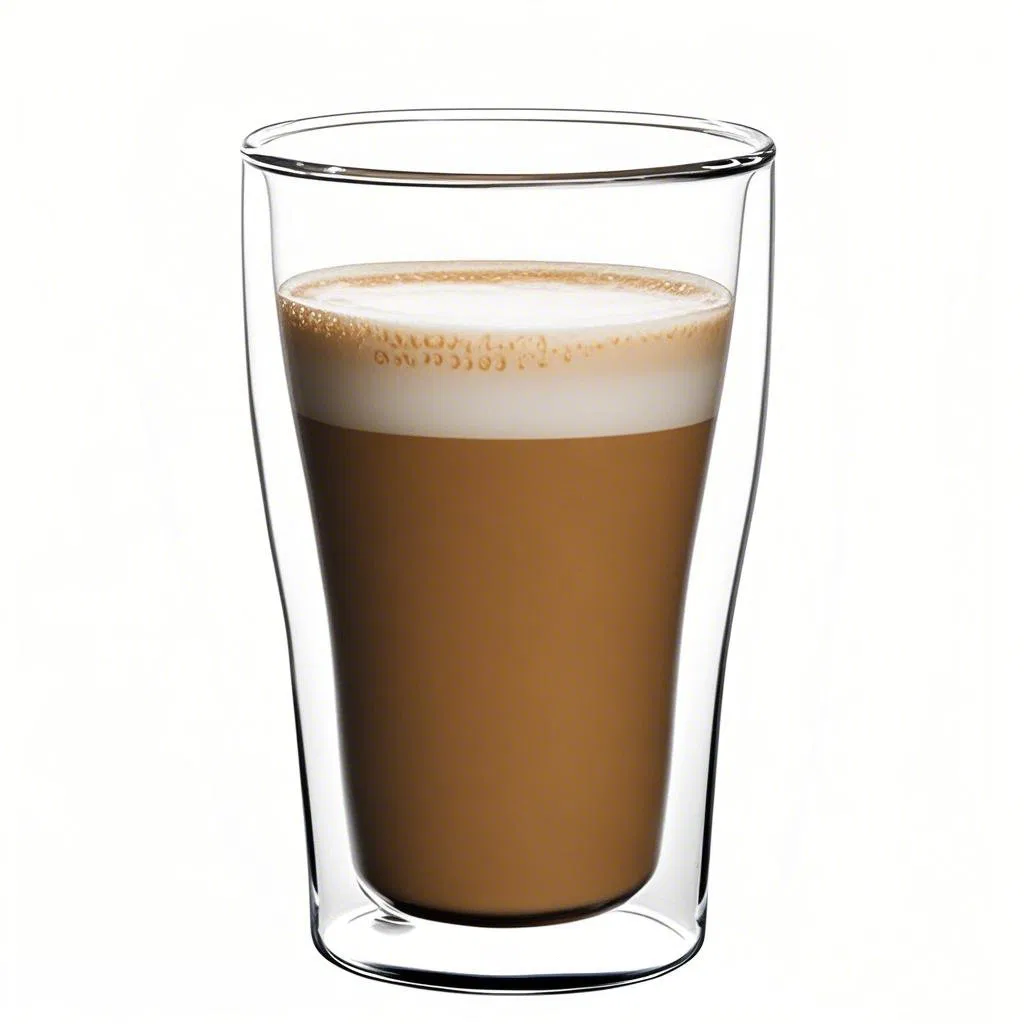 450ml Double Wall Ice Glass Cup Heat Resistant Borosilicate Double Wall Glass Tableware Glassware Coffee Tea Water Milk Wine Beer Drinking Cup Mugs