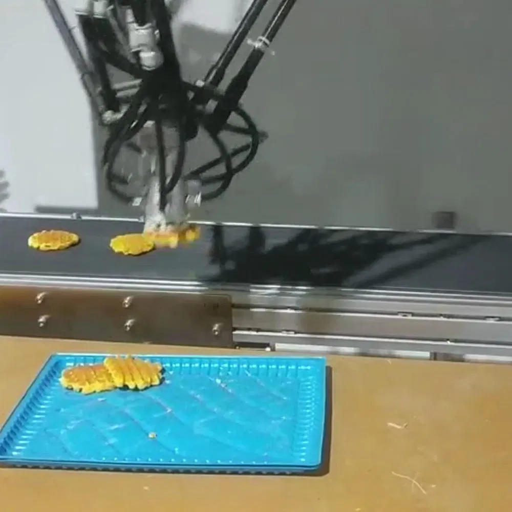 Fully Automatic Delta Robot Solution for Tray Based Egg Tart Packing