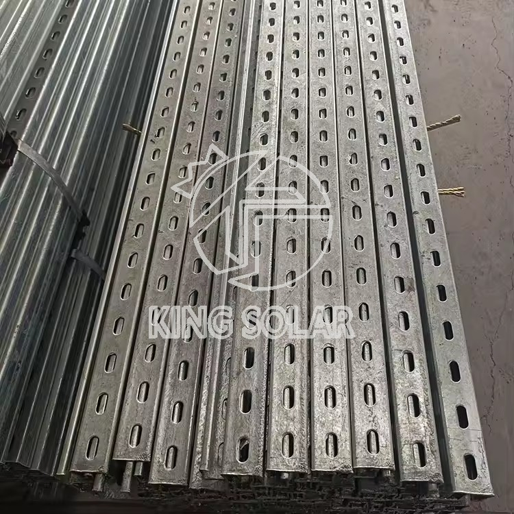 Modular Steel Solar Panel Ground Mounting Rack System